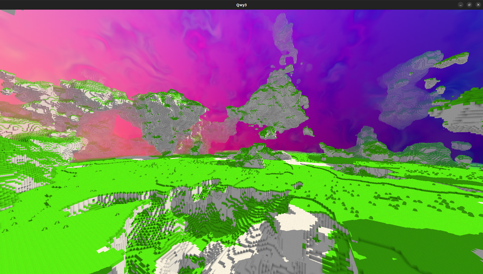Image of some terrain generation mainly based on noise.