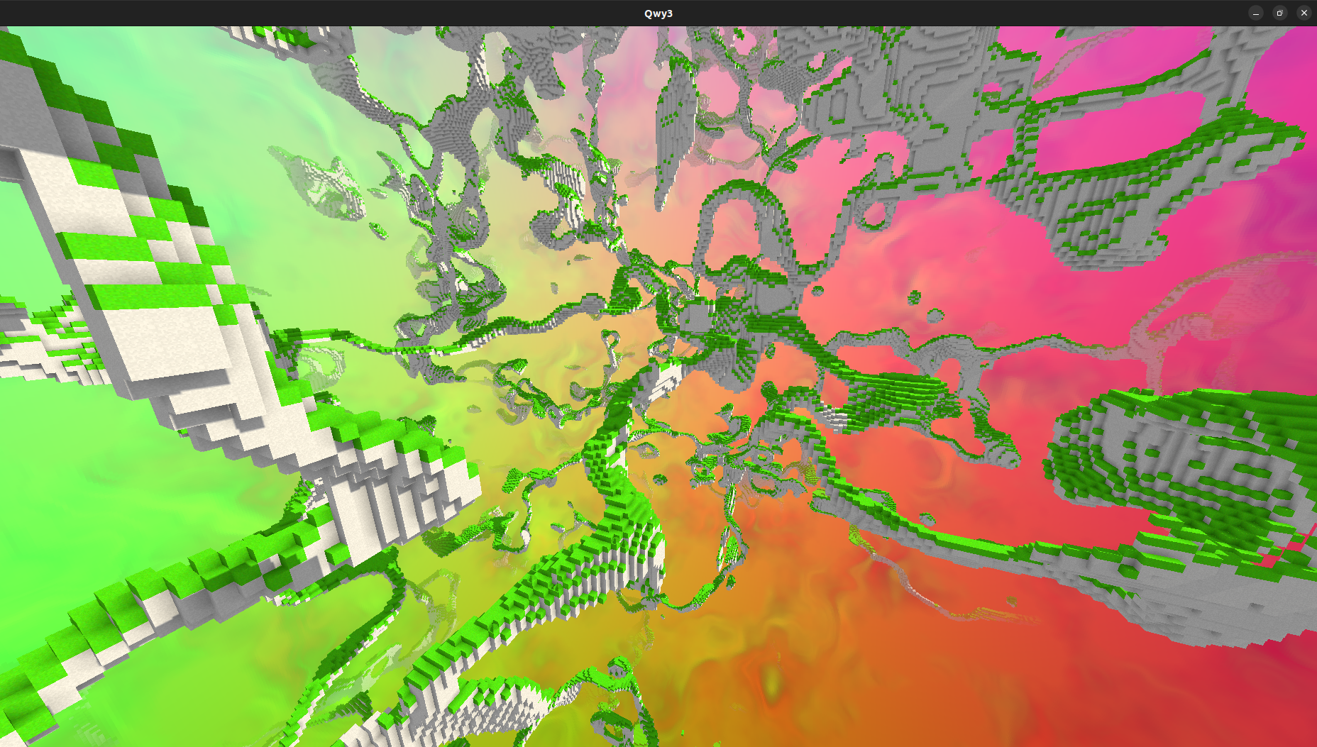 Image of some terrain generation based on noise in an interesting way (I hope!).